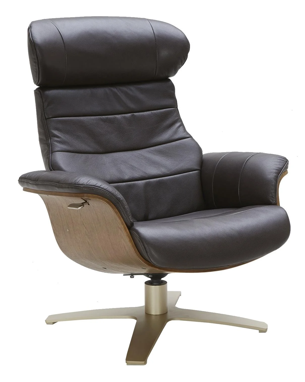 Kuka Home A928 A92812aS Leather LeanBack Swivel Chair Furniture